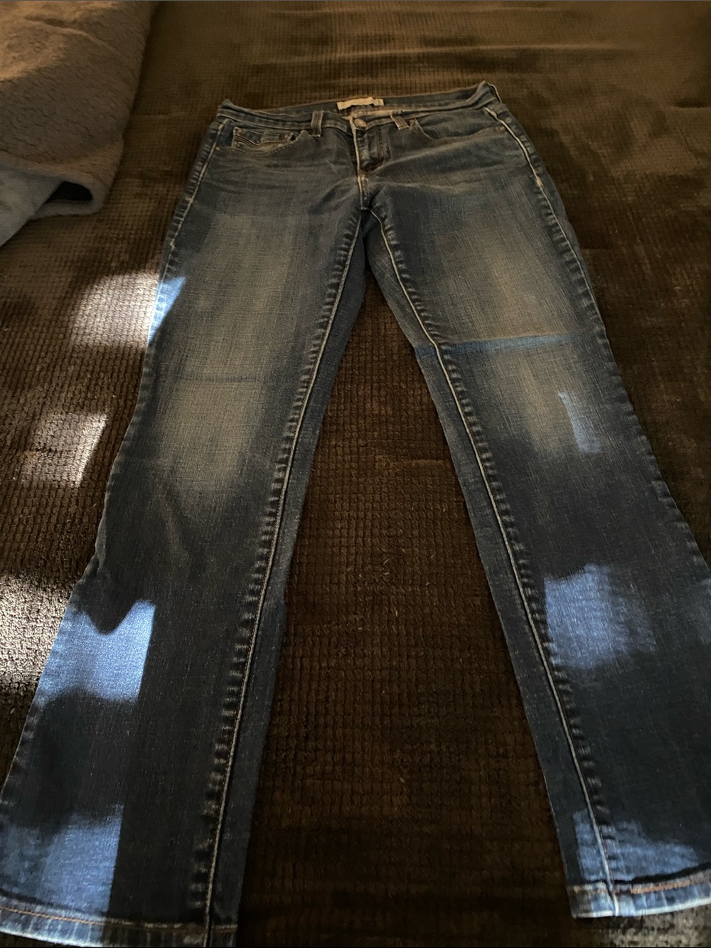 Levi's Women's Boot Cut Jeans in Faded Blue Denim